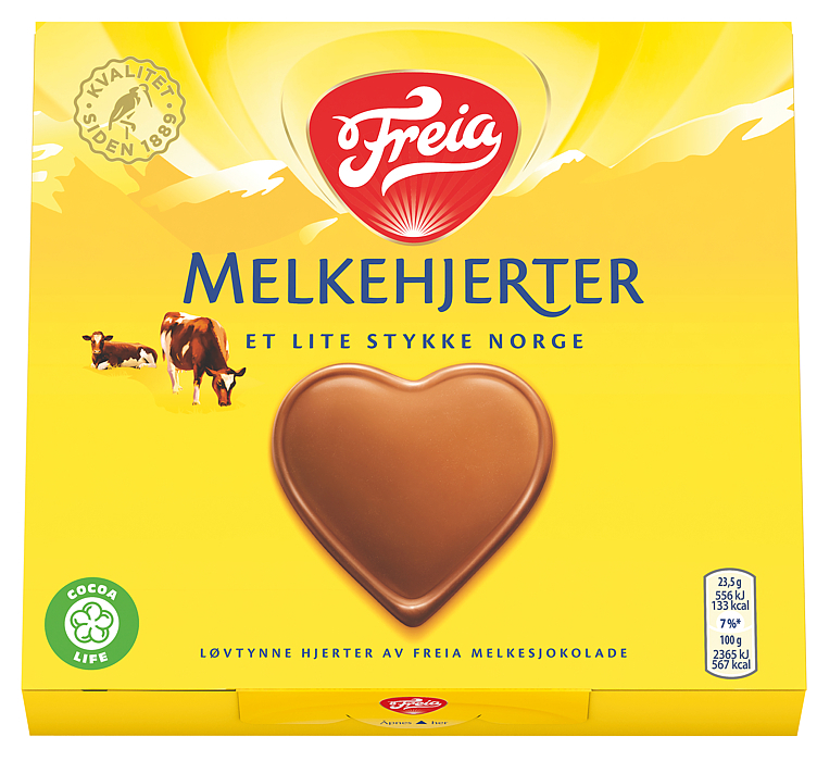 Melkehjerter 130g