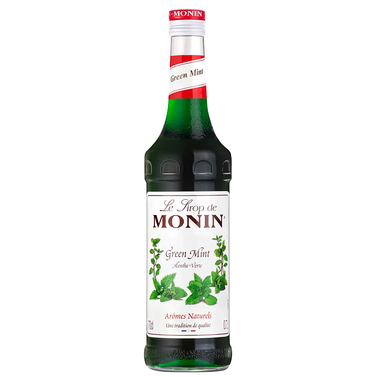 Monin green mint syrup   70cl