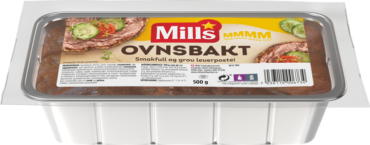 Ovnsbakt leverpostei   0,5kg