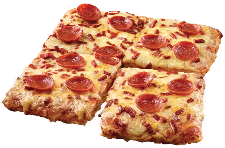 Firkantpizza pepperoni   12x700g