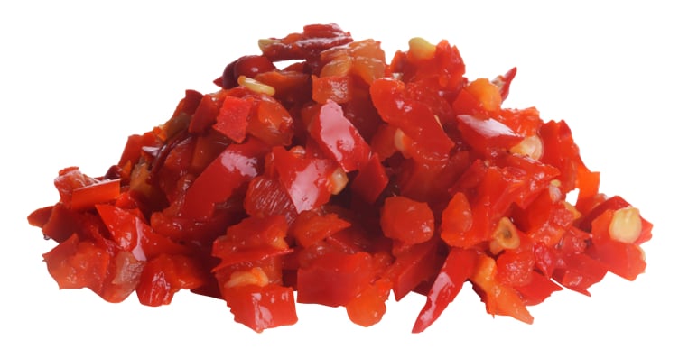 Chili rød hakket 250g