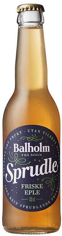 Balholm sprudle eple økol. 12x33cl