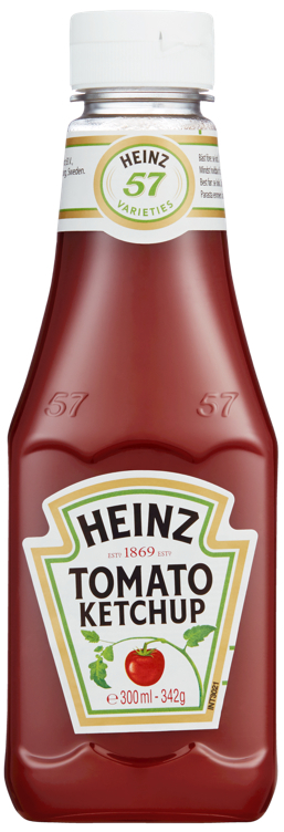 Tomatketchup flaske 342g