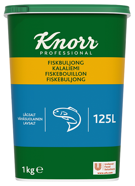 Fiskebuljong lavsalt 125l        1kg