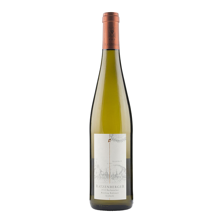 Ratzenberger bacharacher riesling kab feinherb 10% 75cl