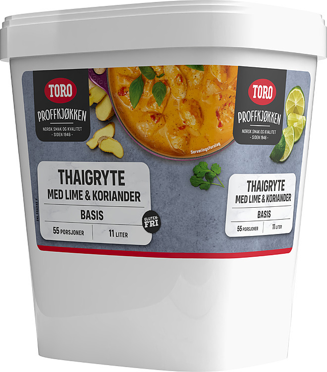 Thaigryte med lime og koriander pulver 11l  1,1kg