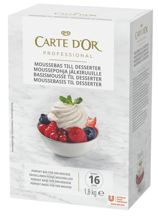 Mousse basis til dess. 16l  1,8kg