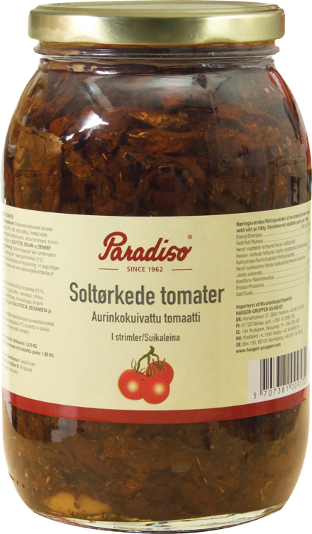 Soltørk tomat hakkede   1,875