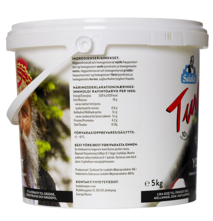 Tyrkisk yoghurt 10%   5kg