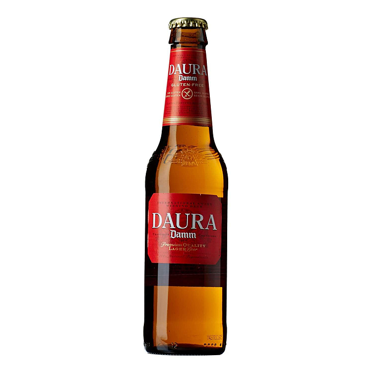 Estrella damm daura     5,4%    24x33cl
