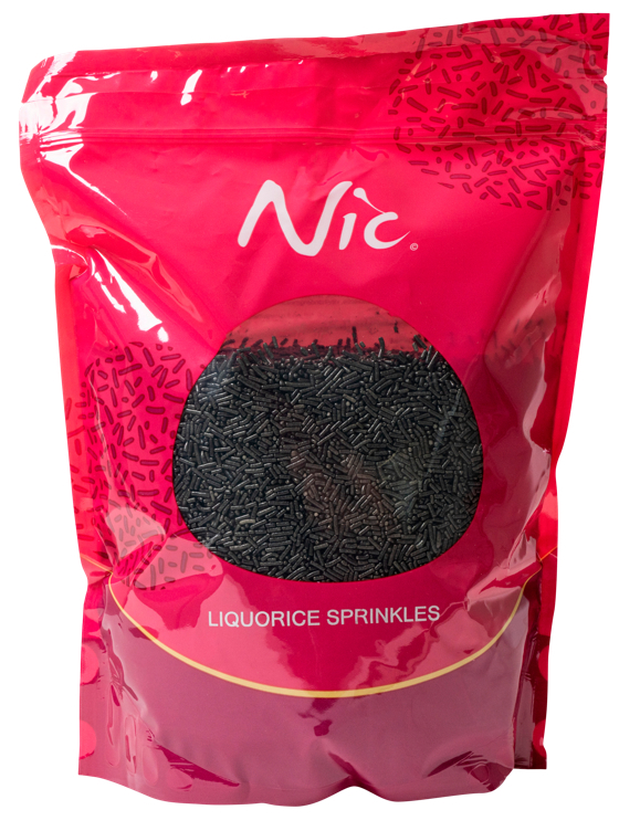 Nic liquorice sprinkles bag                     1kg