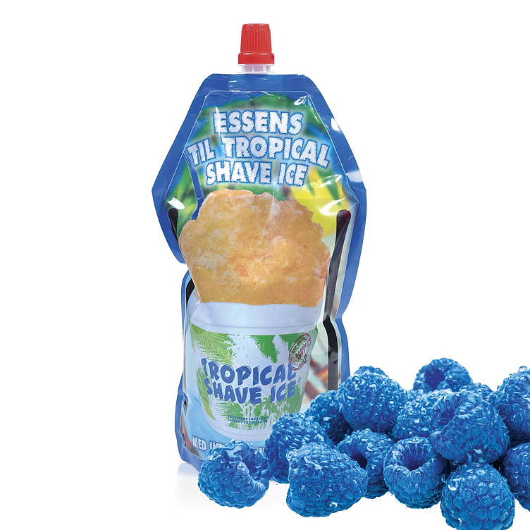 Tropical shave ice bringebær      1l
