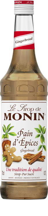 Monin gingerbread syrup  70cl