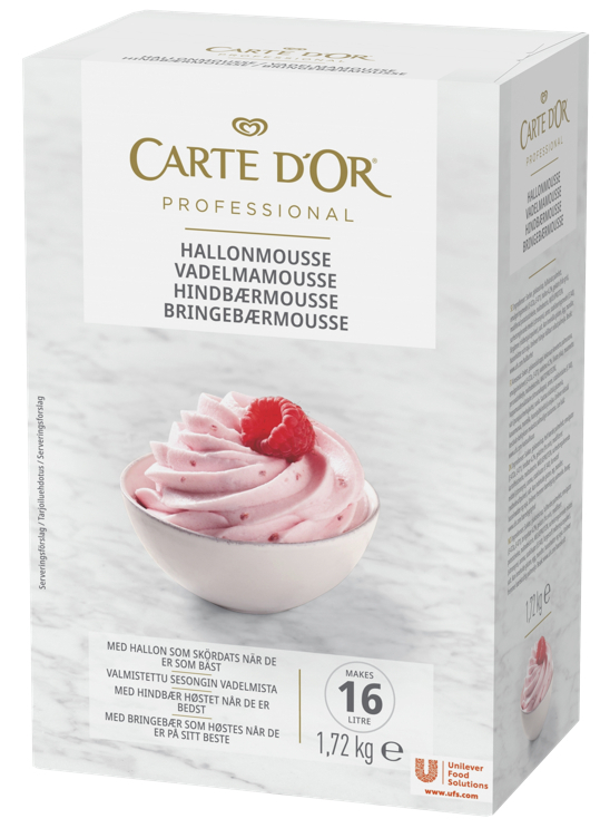 Bringebærmousse 16l 1,72kg
