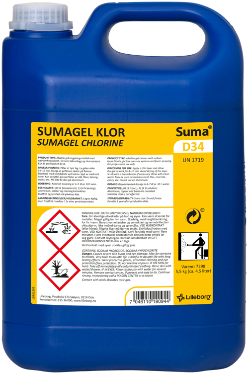 Sumagel klor d34 5l