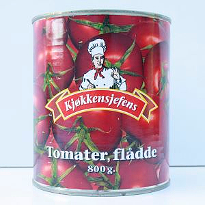 Tomater flådde økol. 400g