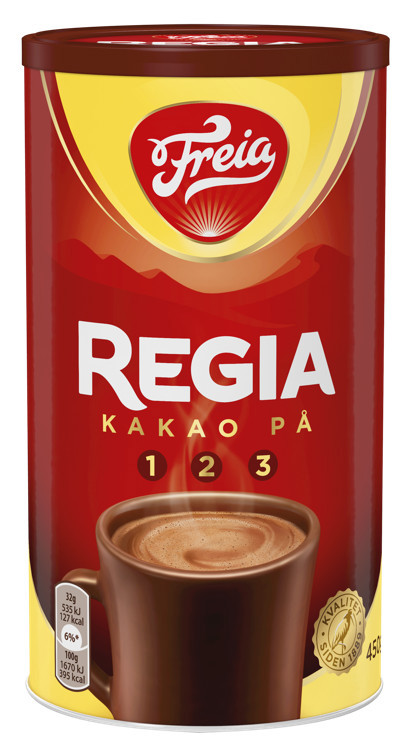Regia sjokoladedrikk boks 450g