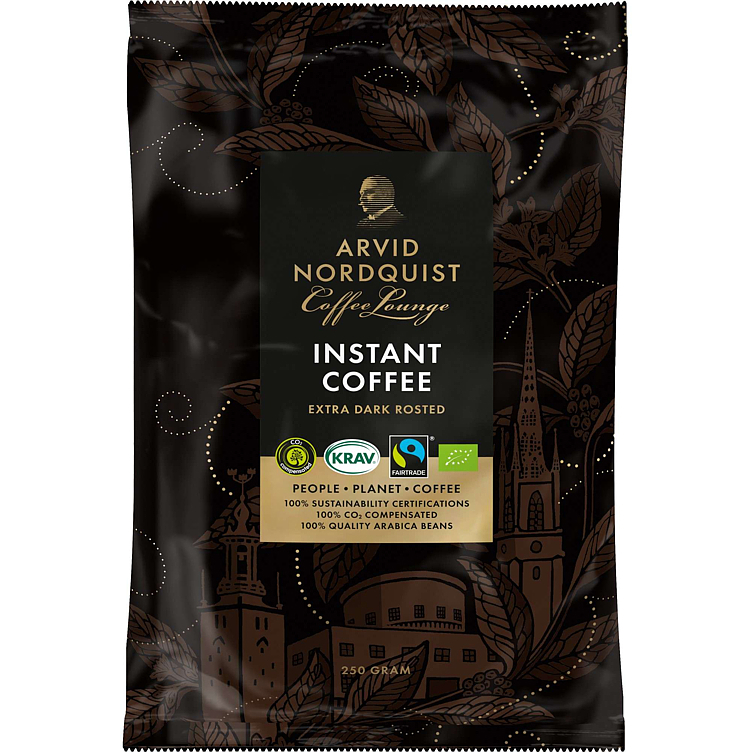 Kaffe instant ekstra mørk økol. 250g