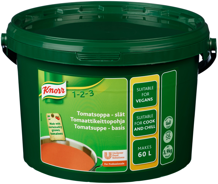 Tomatsuppe, basis    60l   3,9kg