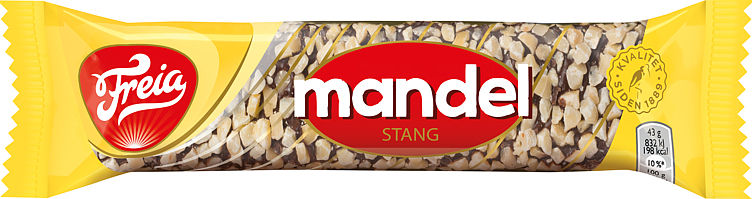 Chocolate  mandelstang  43g
