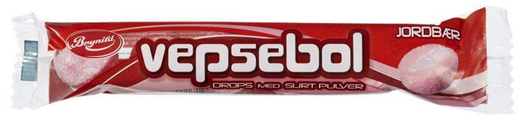 Vepsebol jordbær 42g