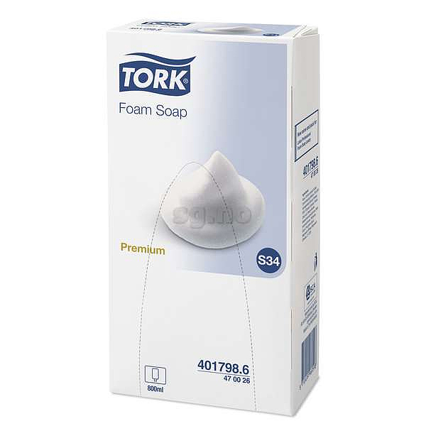 Skumsåpe mild (s34) 6x800ml