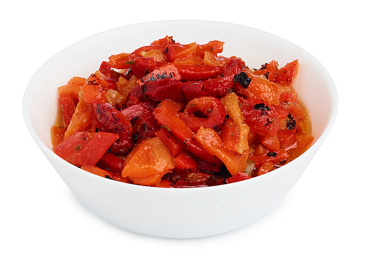 Paprika rød grillet skivet 1kg