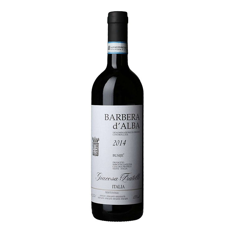 Giacosa barbera d alba bussie  14,5%  75cl