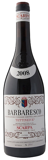 Scarpa barbaresco tettineive  14%  75cl