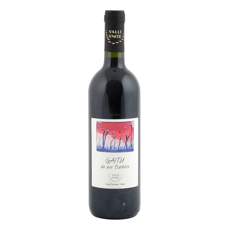 Valli unite barbera gaitù 13,5% 75cl