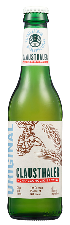 Clausthaler glassflaske 24x0,33l
