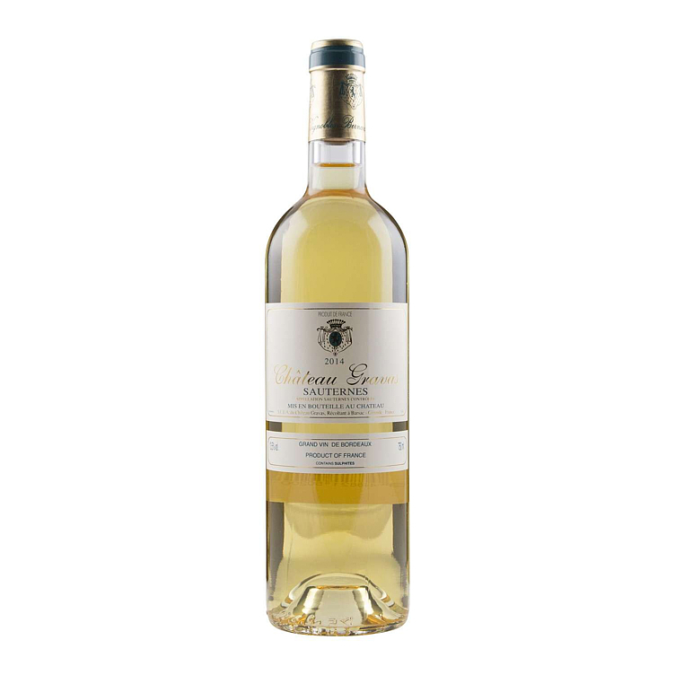 Chateau gravas sauternes  13%  75cl