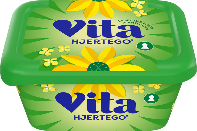 Vita hjertego margarin 370g