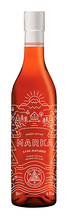 Oslo håndverksdestilleri marka bitter 35% 50cl