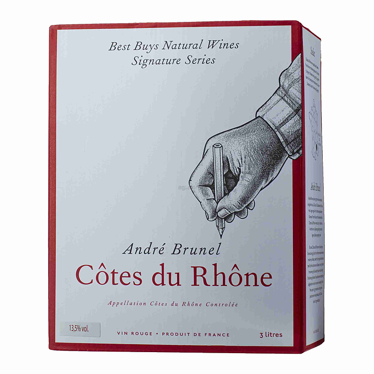 Signature series brunel cotes du rhone  14%  3l