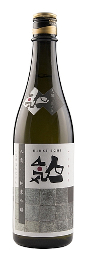 Ninki-ichi black ninki junmai ginjo  15%  72,1cl