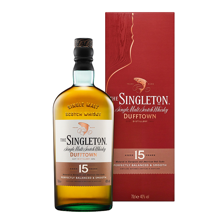 The singleton of dufftown 15yo  40%  70cl