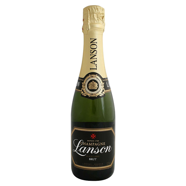 Lanson black label, brut  12,5%  37,5cl