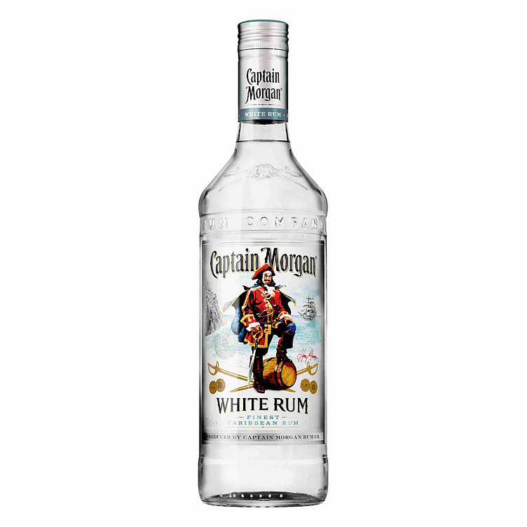 Captain morgan white rum  37,5%  70cl