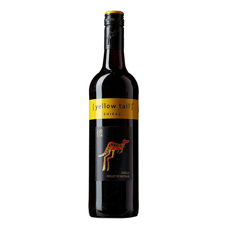 Yellow tail shiraz  13,5%  75cl