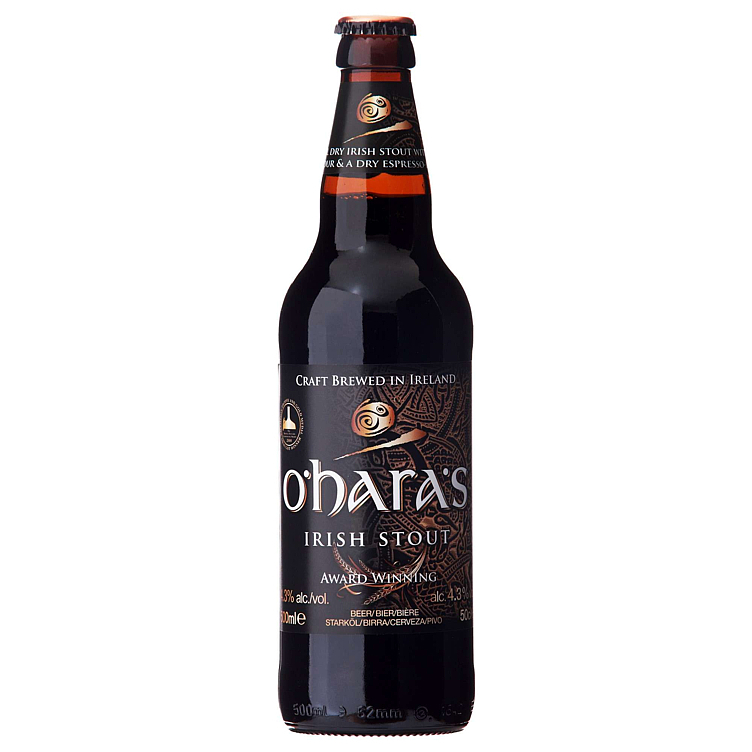 O hara s irish stout 4,3% 12x50cl