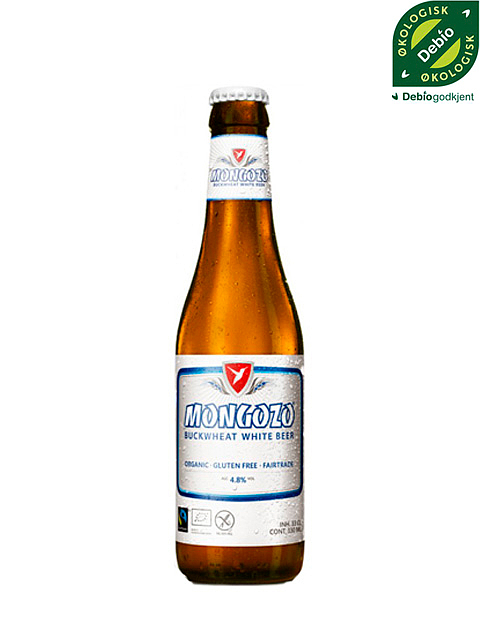 Mongozo buckwheat white beer glutenfri økol. 4,7% 24x33cl