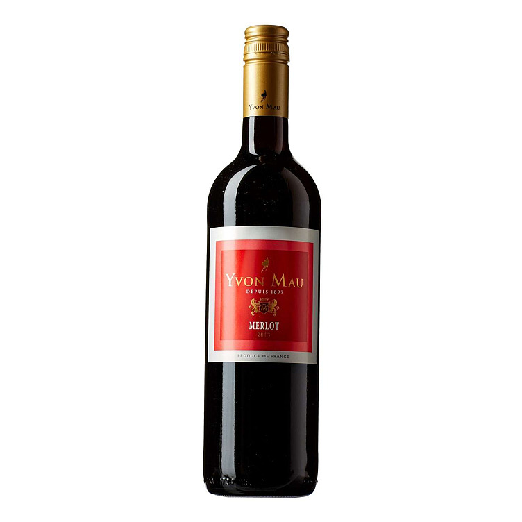 Yvon mau merlot  13%  75cl