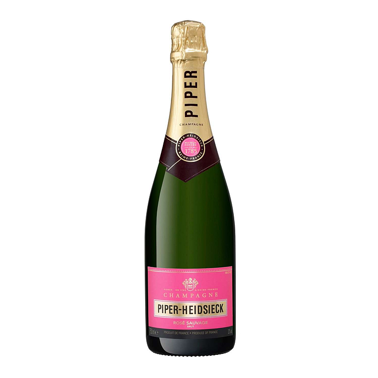 Piper-heidsieck brut rose sauvage 12% 75cl