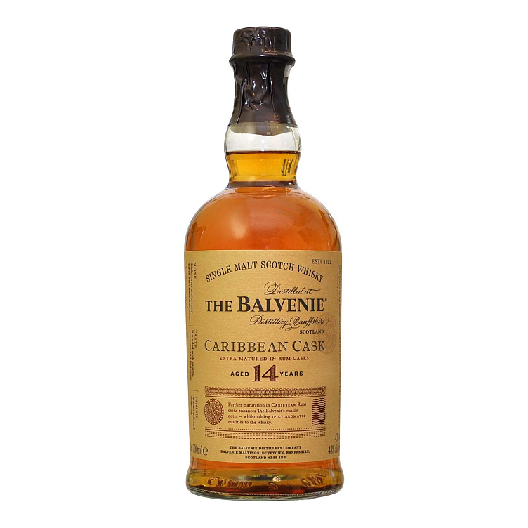 Balvenie 14 caribbean cask 43% 70cl