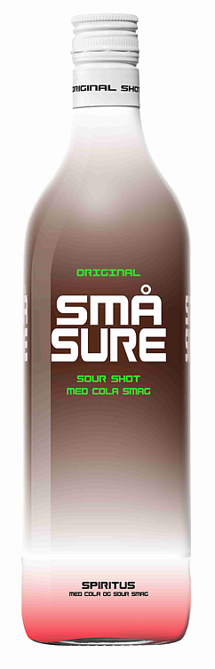 Små sure cola 16,4%    100cl