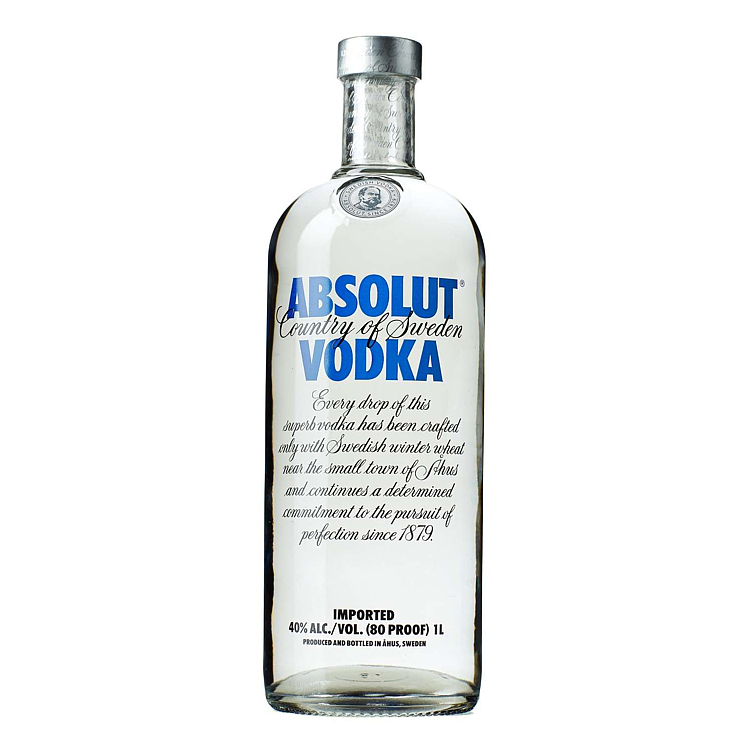 Absolut vodka  40%  1l