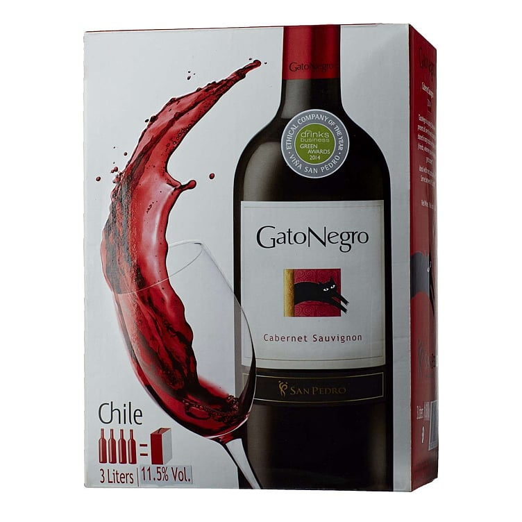 Gato negro cabernet sauvignon bib   11%   3l