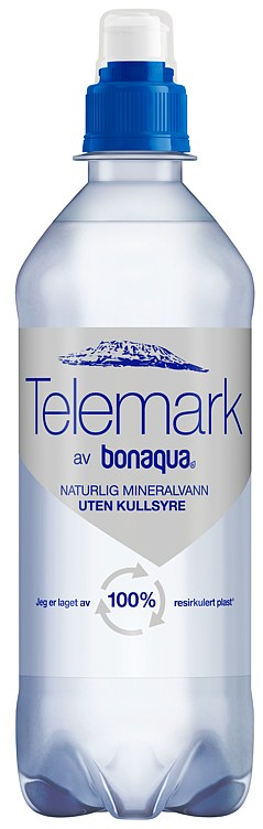 Telemark kildevann m/sportscap u/kulls. naturell  24x0,5l