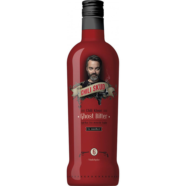 Chili klaus ghost bitter chili skud vindstyrke 6   20%  70cl